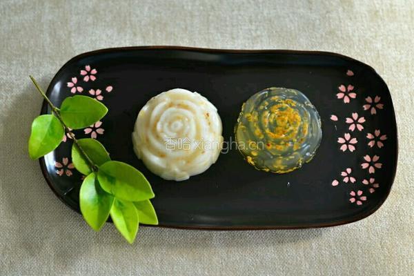 水晶桂花糕的做法图解13
