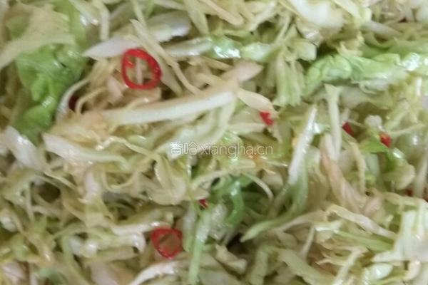 冷拌包菜的做法图解3