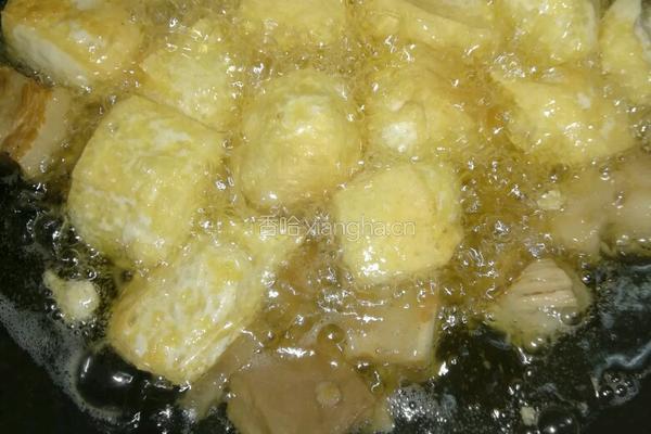 红烧豆腐的做法图解2