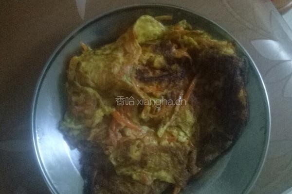 胡萝卜炒蛋的做法图解4