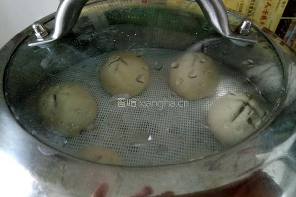 开口奶黄包的做法图解11