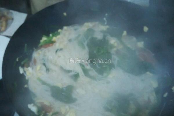番茄鸡蛋青菜面的做法图解12