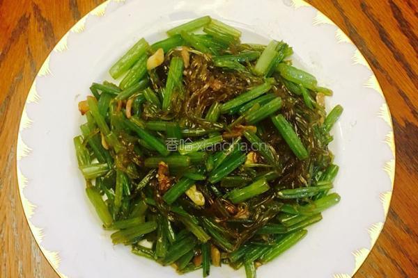 芹菜炒粉的做法图解11