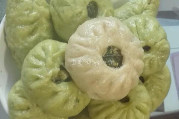 彩色素馅儿包子的做法图解18