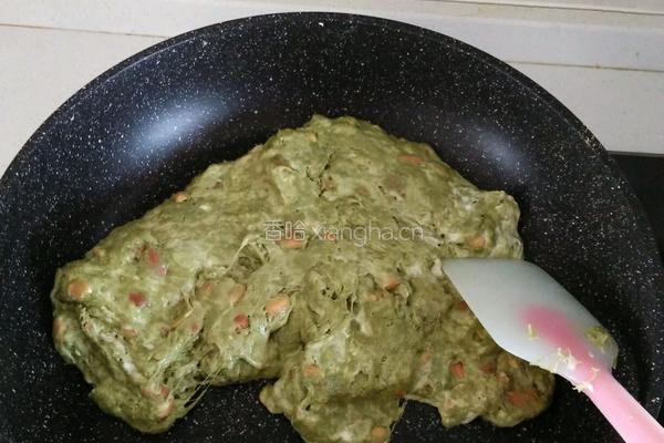 抹茶味坚果牛轧糖的做法图解6