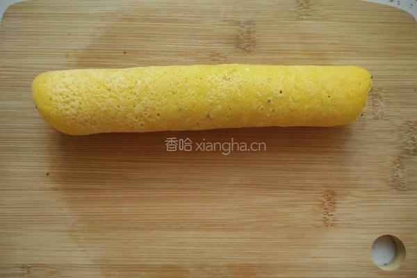 奶香豆沙卷的做法图解9