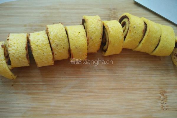 奶香豆沙卷的做法图解10