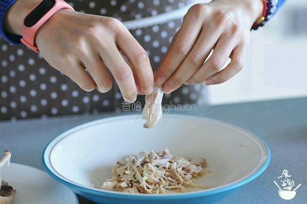 手撕葱油鸡的做法图解6