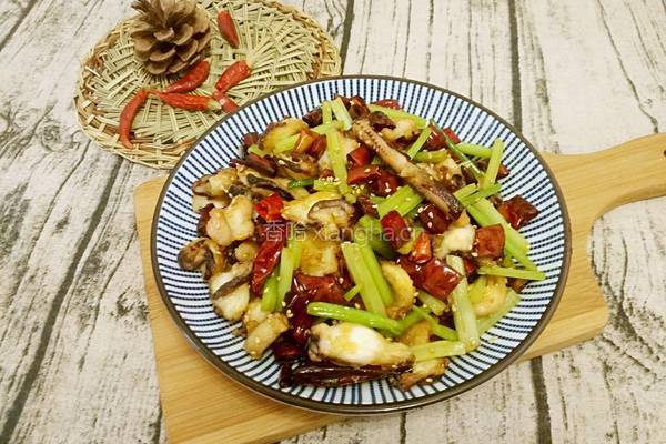 干煸章鱼爪的做法图解9