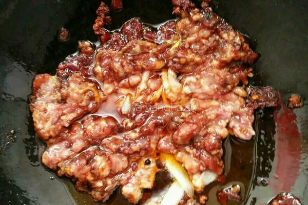 粉条肉末的做法图解4