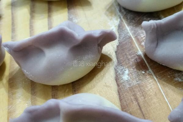 紫罗兰水饺的做法图解8