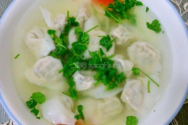 芹菜肉混沌
