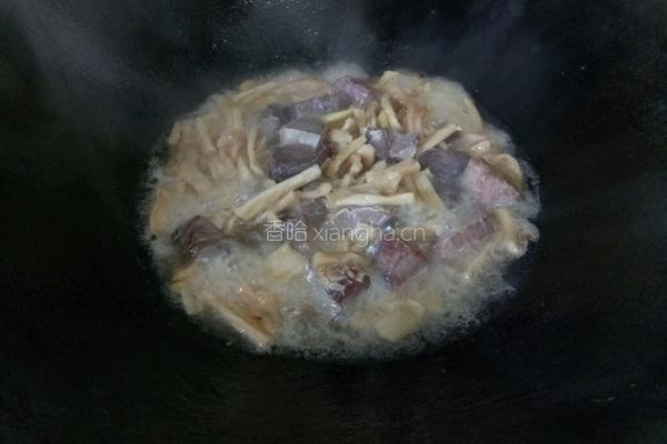 牛肉炒萝卜干的做法图解11