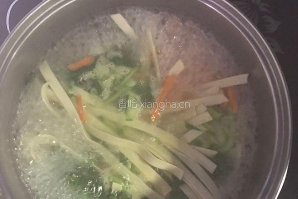 羊肉豌豆面的做法图解3