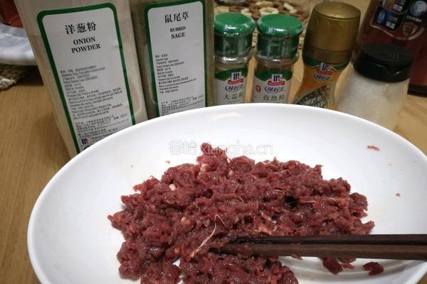 多汁牛肉mini汉堡的做法图解1