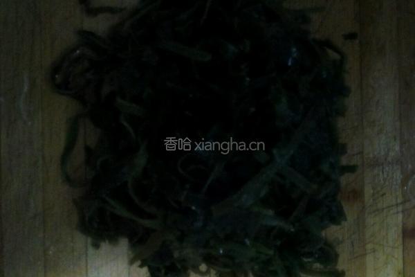 凉拌海带粉丝小油菜的做法图解4