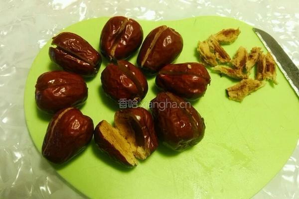 桂花糯米红枣的做法图解1