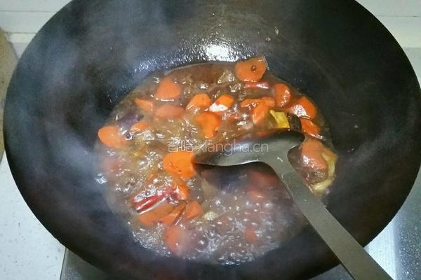 胡萝卜烧牛肉的做法图解5