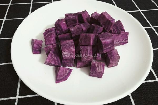 紫薯山药粥的做法图解3