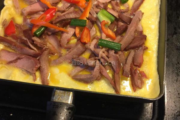 叉烧芙蓉蛋的做法图解3