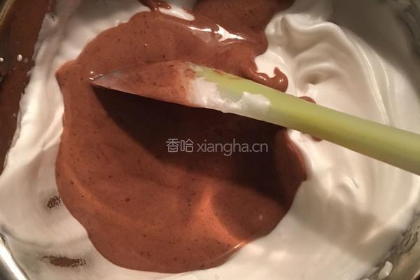 可可戚风蛋糕（六寸）的做法图解9