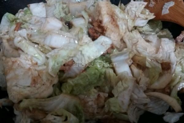 白菜粉条炖豆腐的做法图解7