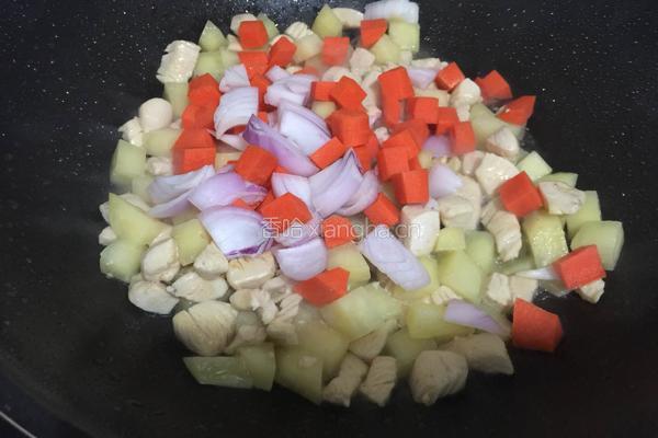 咖喱土豆鸡块饭的做法图解6