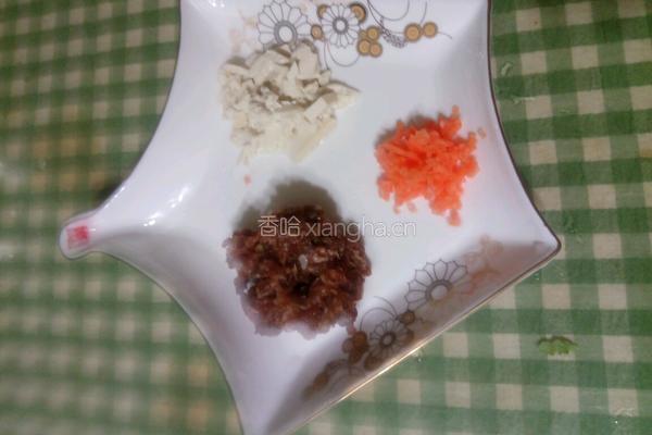 肉沫酿豆腐的做法图解2