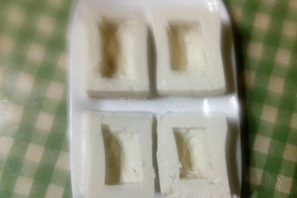 肉沫酿豆腐的做法图解3