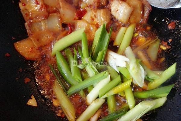蒜苗回锅肉的做法图解11