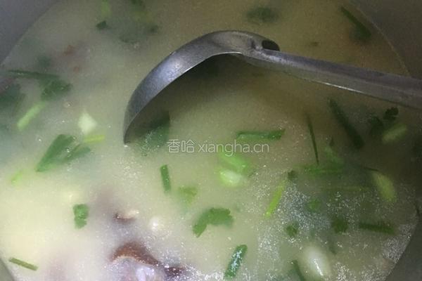 鸭脯粥的做法图解7