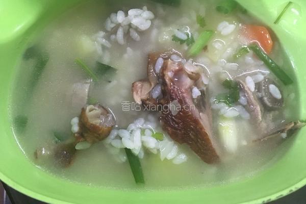 鸭脯粥的做法图解8