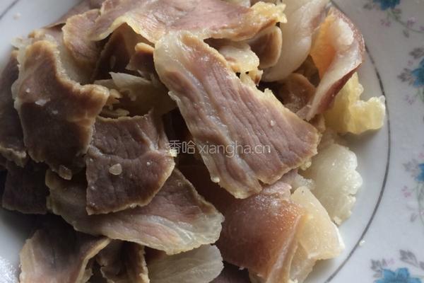 腌肉炒大蒜的做法图解5