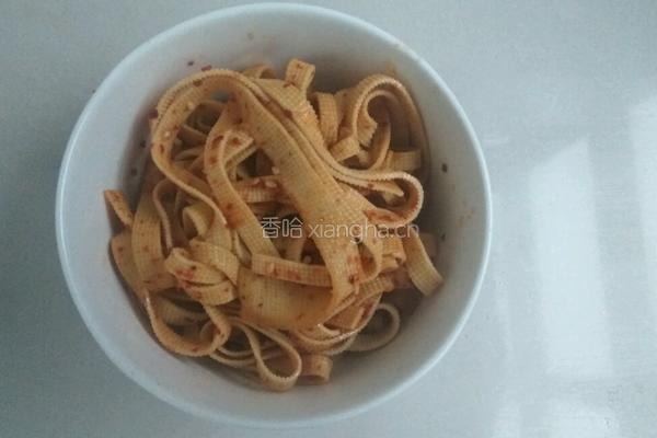 辣酱豆皮的做法图解4