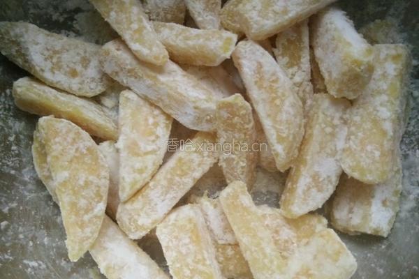 玉米甜薯条的做法图解5