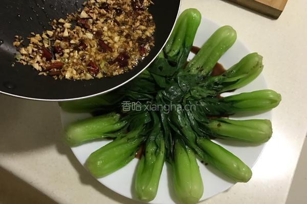 蒜香青菜的做法图解8