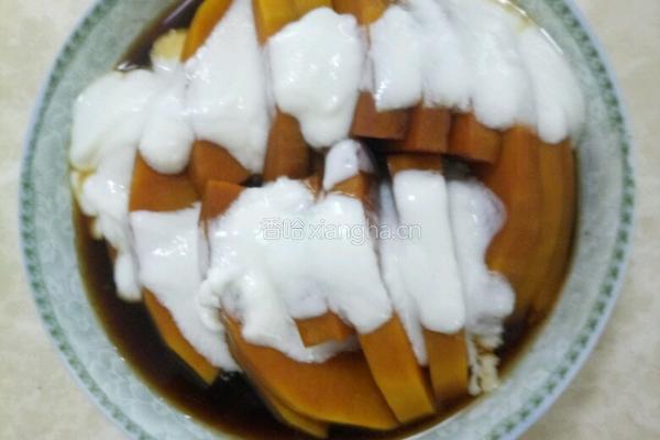 男票女票红糖酸奶南瓜的做法图解8