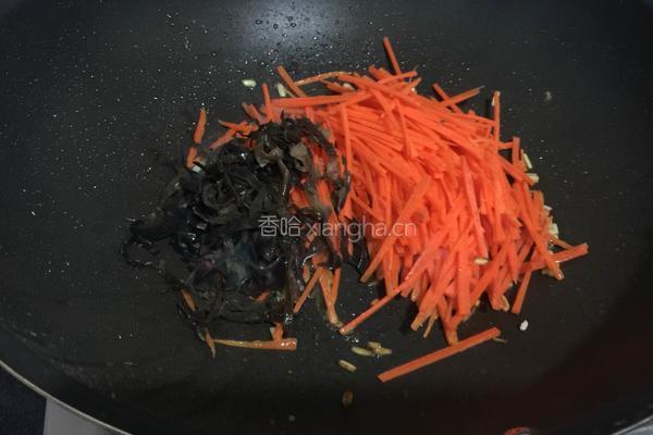 炒胡萝卜丝的做法图解7