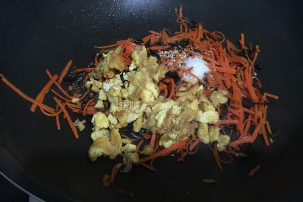 炒胡萝卜丝的做法图解8