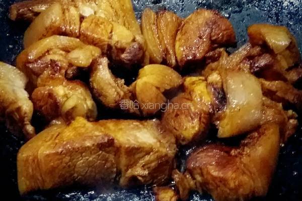茨菰红烧肉的做法图解3
