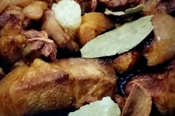 茨菰红烧肉的做法图解4