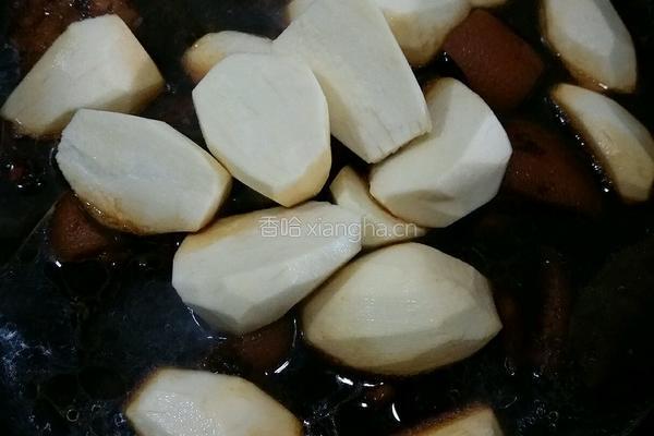 茨菰红烧肉的做法图解6