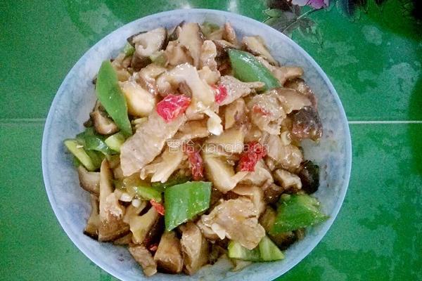 尖椒香菇肉片的做法图解12
