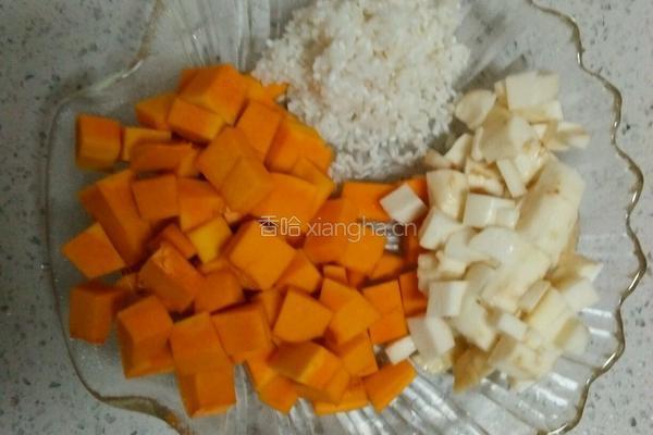 南瓜山药米糊的做法图解1
