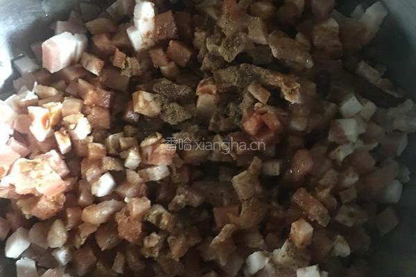 馅饼（葱肉）的做法图解2
