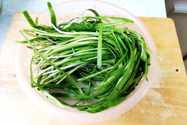 韭菜鸡蛋饼的做法图解1