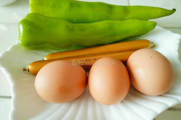 辣椒鸡蛋（孜然味）的做法图解1