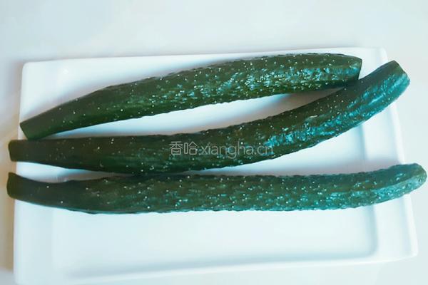拌风干黄瓜片的做法图解1