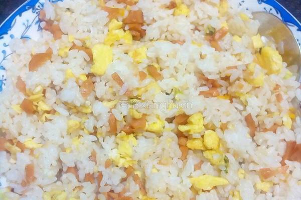 火腿鸡蛋炒饭
