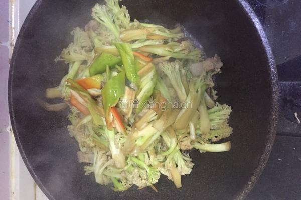 干煸菜花的做法图解6